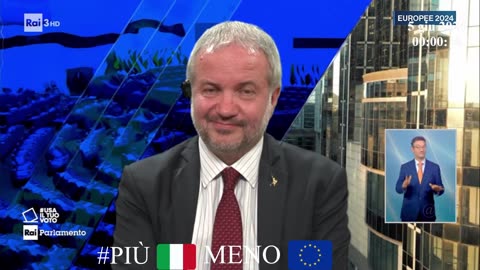 Claudio Borghi Aquilini Conferenza stampa per elezioni europee