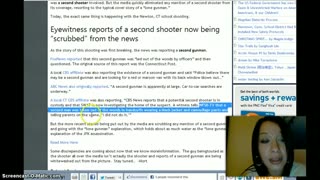 'CT School Shooting PROOF of Scrubbed Eye Witness Reports' - 2013
