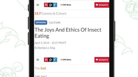 NPR and the Eat the Bugs Right Wing Conspiracy