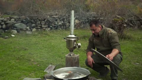 Fish Soup from a Huge Fish Head!