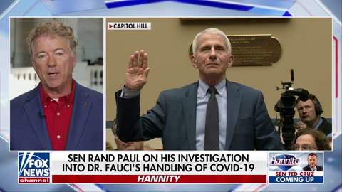 In no way was Fauci ever objective: Sen. Rand Paul