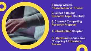 8 STEPS TO FOLLOW WHILE WRITING A MASTER'S DISSERTATION