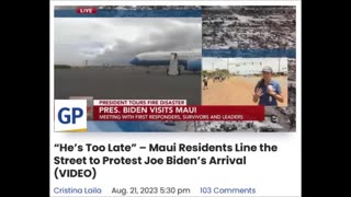 Maui residents - "He's too late"