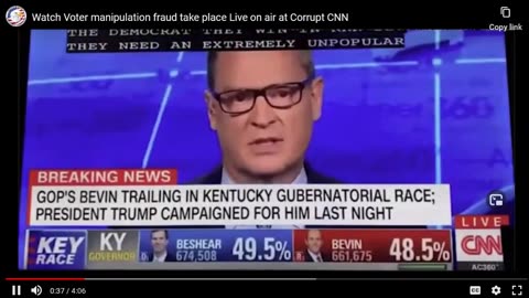 November 5, 2019 - Flip Those Votes! - Watch Election Fraud Take Place Live on CNN