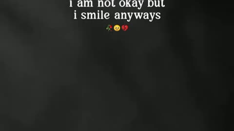 I Am not Okay But...Status 🥀💯|| broken heart 💔||feeling sad 🥀