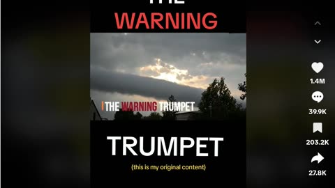 Trumpet Warning from God OR the Deep State Cabal 'practicing' [their] 👽 alien 👽 invasion?