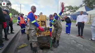 Watch: City of Cape Town jet-clean 200km of sewers ahead of winter