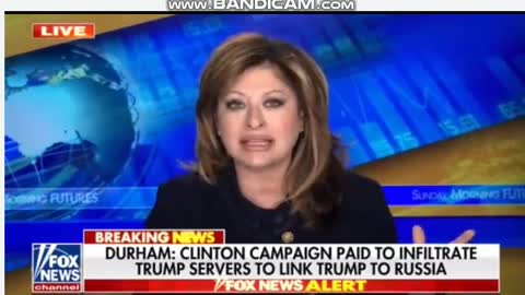 Hillary Clinton's Spying on Trump is BIGGEST SCANDAL says Fox's Maria Bartiromo