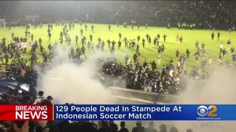 129 people dead in stampede at Indonesian soccer match