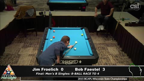 FINALS: Jim Froelich vs Bob Faestel - Set #2 ▸ 2015 BCAPL Wisconsin State Championships