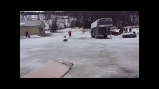 SKATING IN THE DRIVEWAY