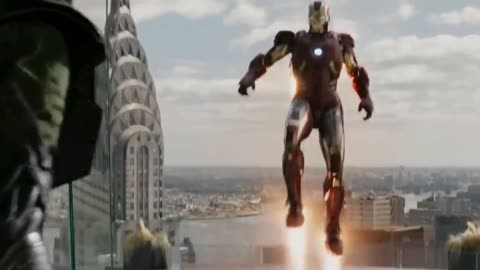 'Iron Man All Suit Up Scene'