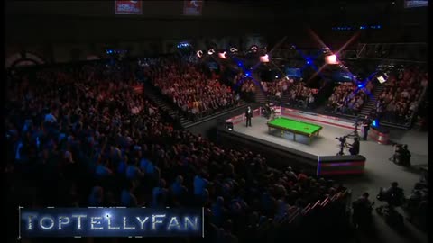 Snooker - Mouthy Mobile Phone Moron gets chucked out of Masters Final (BBC2, 19.1.14)