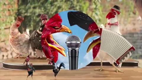 funniest Chicken Song and funniest Dancing Rooster