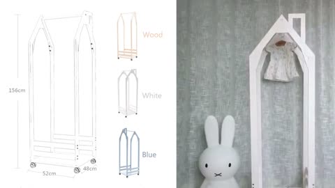 Chimney Removable Flooring Clothes Rack | Century Art