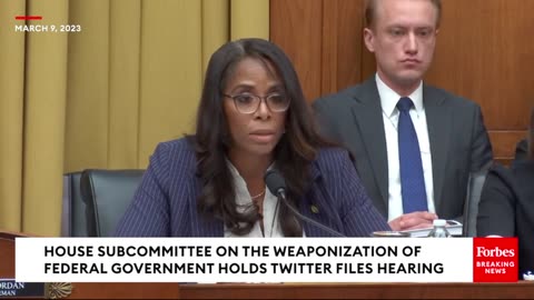 Jim Jordan And Stacey Plaskett Have Dramatic Clash Over Her Questioning Of Taibbi, Shellenberger