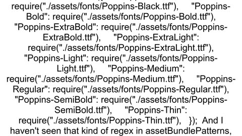 Error Module quot3quot is missing from the asset registry when loading fonts