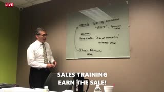 Sales Training: Part One: YOU MUST EARN THE SALE!