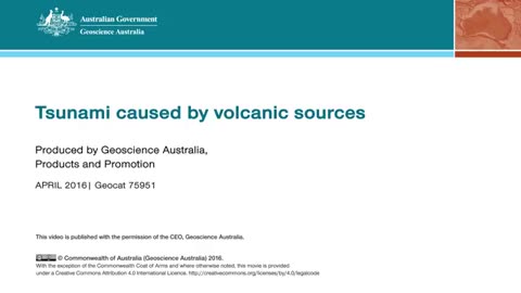 Tsunami Caused by volcanic sourves