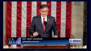 Perhaps the MOST IMPORTANT issue! Mike Johnson addressess the HOUSE
