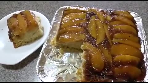Classic Indian Dish: Upside Down Apple Cake (Watch & Prepare)