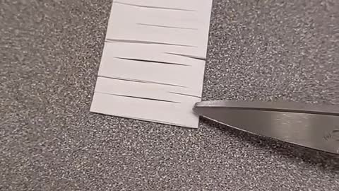 How to fit anything through a very small piece of paper