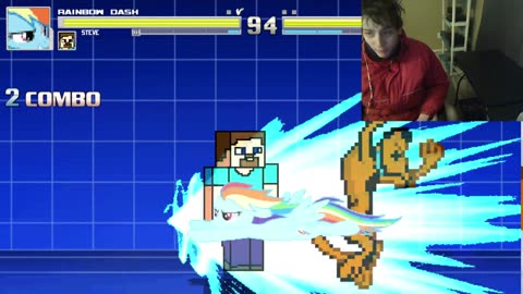 Steve From Minecraft And Rainbow Dash VS Scooby-Doo In An Epic Battle In The MUGEN Video Game