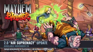 Mayhem Brawler - 2.0 Air Supremacy Update Gameplay Trailer PS4