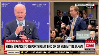 Biden and Doocy in Hiroshima