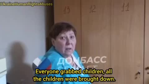 Nurse about the shelling of the Kalinin hospital in Donetsk.