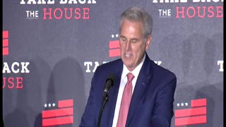 Kevin McCarthy speaks after Republican wins in the House