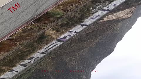 worlds largest graffiti found in california cahone pass ( about 1/4th mile long )