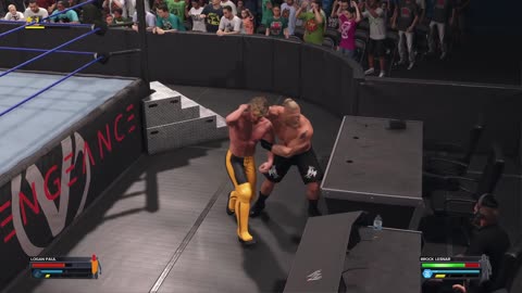 WWE 2K23: Brock Lesnar Squashes Logan Paul