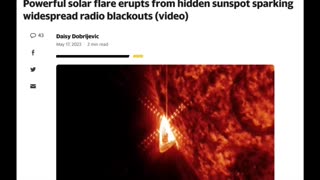 An EMP Attack Blamed on the Sun?Warning! They Are Preparing us For Long Term Blackouts