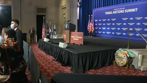 Biden delivers remarks at the White House Tribal Nations Summit