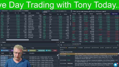 LIVE DAY TRADING | Trading Premarket and the Open | S&P 500, NASDAQ, NYSE |