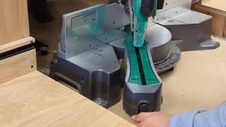 Removable Miter station dust shroud