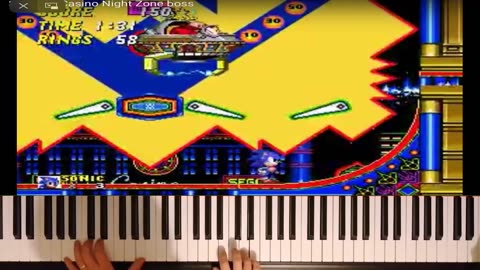 Sonic the Hedgehog 2 Boss Theme on Piano