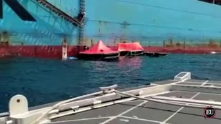 Así fue el rescate de los tripulantes de una embarcación que naufragó cerca a Cartagena