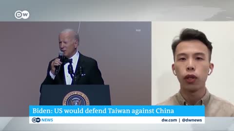 Biden says US would defend Taiwan if China attacks _ DW News