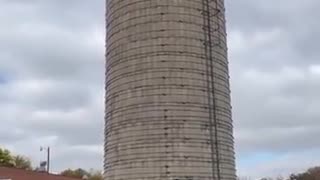 Taking down silo with sledgehammer