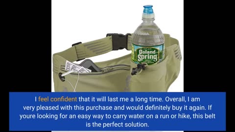 Buyer Comments: MOVOYEE Waterproof Running Belt Water Bottle Holder,Waist Pack Sport Fanny Pack...