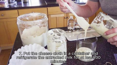 Making paneer from milk at home