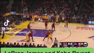 LeBron James and Kobe Bryant Last Duel #nba #basketball #kobebryant #losangeleslakers #lebronjames