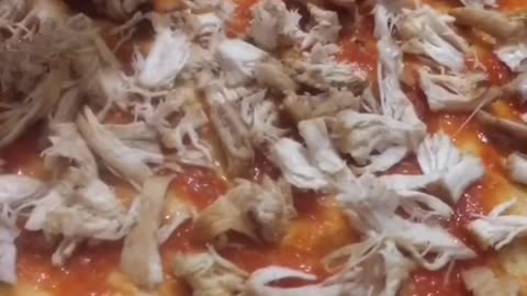 Chicken tikka masala pizza 🍕 making at home