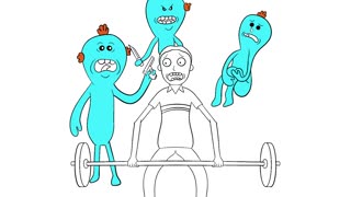 Rick and Morty Procreate Drawing - I Just Wanted To Add 5lbs To My Deadlift!!
