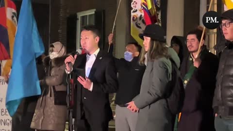 Canadians Hold Moment Of Silence For The Victims Of China's Lockdowns