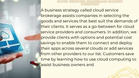 Cloud Services Brokerage Market - Global Industry Analysis, Size, Share, Growth Opportunities
