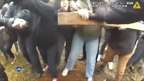 LEO body camera of ANTIFA Attacking them on January 28th