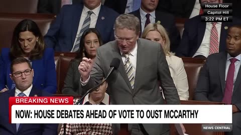 ‘Chaos is McCarthy’: Gaetz rebukes the speaker on House floor ahead of vote to oust him